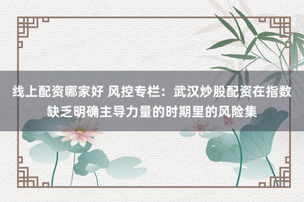 线上配资哪家好 风控专栏：武汉炒股配资在指数缺乏明确主导力量的时期里的风险集